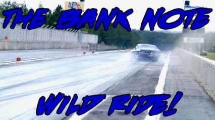 Street Outlaws “Bank Note” Chevy Nova Hits the Wall While Racing The Blackbird Vega