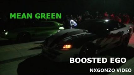 Street Race! Boosted EGO VS Mean Green Gets Sketchy at Cash Days!