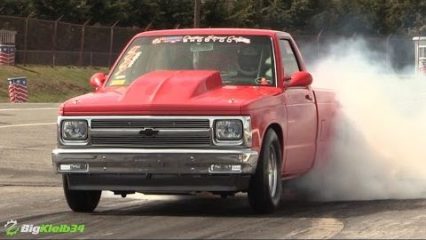 Super Clean Nitrous S10 Moves Like a Rocketship