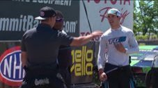 Tempers Flying and Fists Clinching in the NHRA Pro Sock Pits