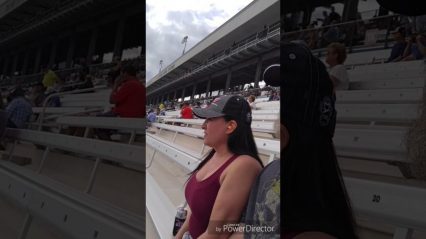 This Lady Has a Classic First Reaction to Seeing Top Fuel Dragsters!