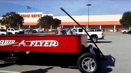 This Radio Flyer Hot Rod Wagon is Too Cool For School!