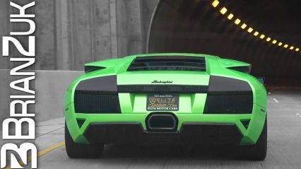 This Straight Piped Lamborghini Murcielago LP640 In a Tunnel Sounds Incredible