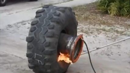 This Tire Mounting Explosion Compilation Will Make You Think Twice About Using Fire to Mount Tires