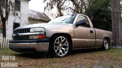 Turbo 5.3 Single Cab Silverado vs Nitrous Mustang 5.0 on the Street!