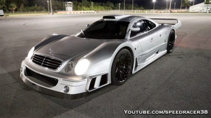 $1,000,000+ Mercedes CLK GTR Late Night Blast on the Street