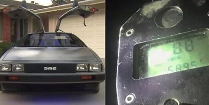 DeLorean Driver Gets Speeding Ticket For Driving 88MPH