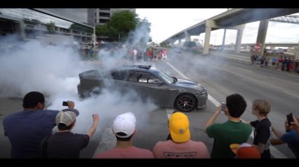 Burnouts in Front of Cop…AND GETTING AWAY! How Did They Manage That?