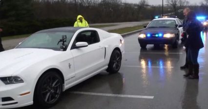 Things Get Tense When this Driver Asks Cop to Stop Tapping on his Mustang