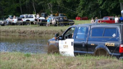 Cop Tries Mudding in Police Truck – Does Not End Well