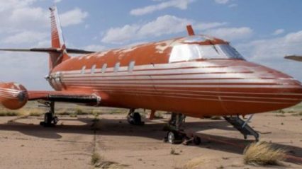 Elvis Presley’s Groovy Private Jet Falls Short of Expectations at Auction