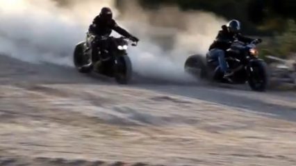 Ever See a Drifting Super Bike on a Big Tire? Here You Go!