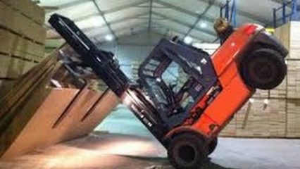 Freaking Funny Forklift Fail Compilation!