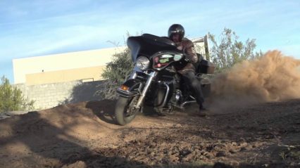 Harley Davidson Gymkhana? This Guy Goes Full Bore on his Bike!