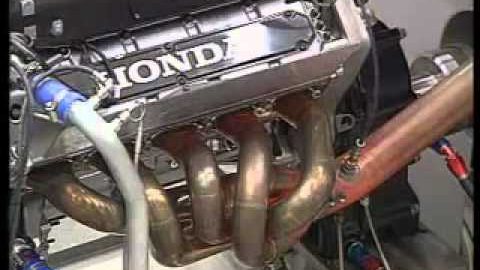 Honda Formula 1 Motor at 21,000 RPM
