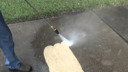 Rotating Pressure Washer Nozzles Helps The Job Get Done 10x Faster