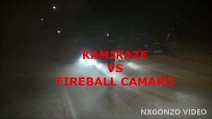 Street Outlaws Kamikaze Chris vs The Fireball Camaro at Cash Days!