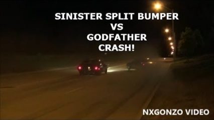 The Godfather Camaro Almost Crashes into Sinister Split Bumper Monza!