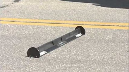 This Stop Stick Tire Deflation Device is Genius