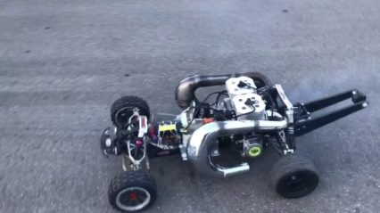 100cc RC Car Looks and Sounds Like a Monster! This Things Fast!