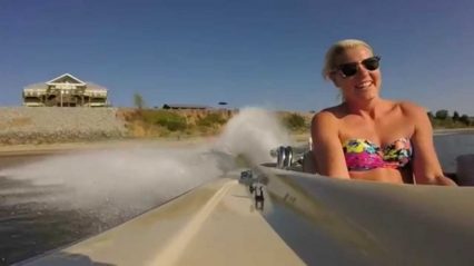 500HP Jet Boat vs Beach Full of People! They Got Nailed!