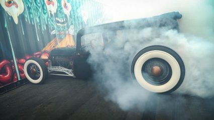 84-Year-Old Hot Rod Gets Reckless! Burnouts Galore!