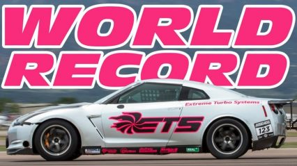 A Nissan GT-R Just Broke The Half Mile World Record!