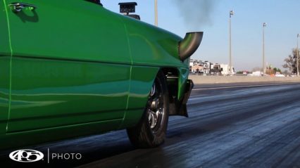 Cummins Diesel Powered Nova Lets The Coal Roll at Lights out 8