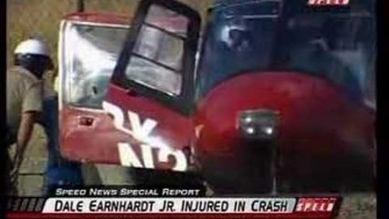 Dale Earnhardt Jr Remembers ALMS Corvette Crash and Fire at Infineon Raceway
