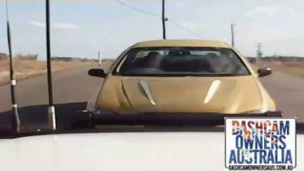 Driver Rams into Hoon Doing Burnouts… Wild!