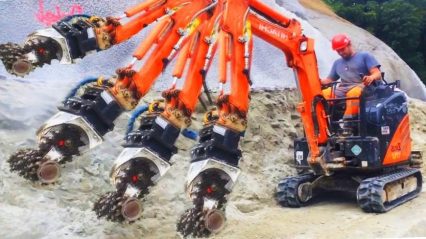 Extreme Machines Crushing Concrete and Steel: HydremagAG Attachments in Action