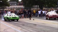 Insane Close Call… Mustang Almost Takes Out Camaro in Sketchy Street Race