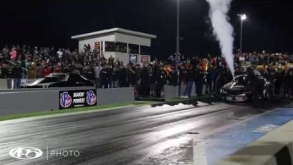 Kye Kelley’s Shocker Pulls HUGE Wheelstand VS Keith Haney’s ENIGMA Nitrous Camaro!