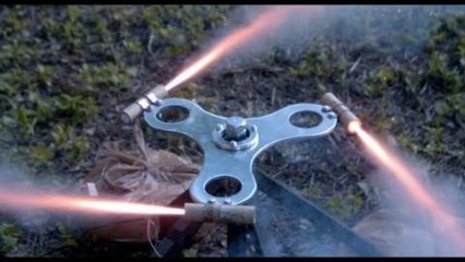 Rocket Powered Massive Fidget Spinner… Things Have Gone Too Far!