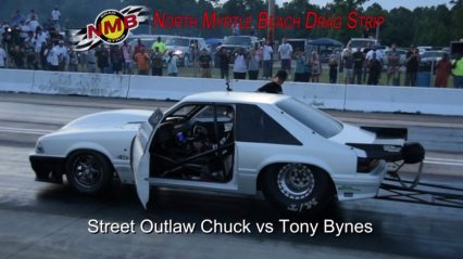 Street Outlaws Chuck in the Death Trap vs Tony Bynes!