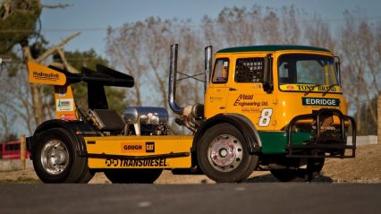 This 1975 Bedford KM Detroit is Packing 9.0 litres and a Twin Turbo 2 Stroke Diesel V6 With 800hp