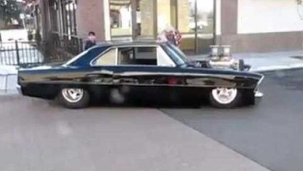 This Blown Chevy Nova on Bags Is Wicked!