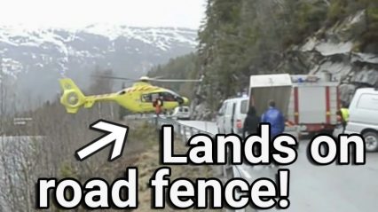 This is How Norwegian Air Ambulances Do Their Landings… Like a Boss