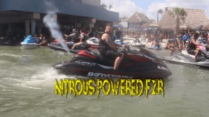 When a Big Shot of Nitrous Meets a Brand New Jet Ski, the Result is Truly Insane