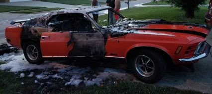 Someone Shot a Firework into This Classic Mustang… The Results Are Saddening
