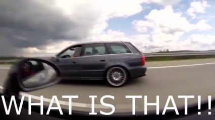 Cocky Porsche 911 Messes With the Wrong Sleeper… Badass Audi RS4