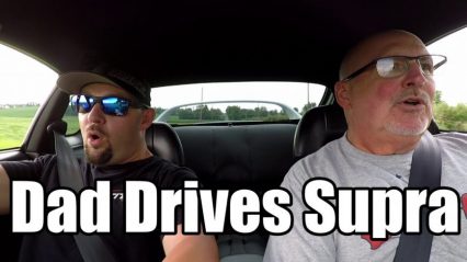 Dad Drives Sons Single Turbo Toyota Supra