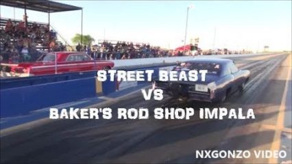 Doc in the Street Beast vs Baker’s Rod Shop Impala No Prep Showdown