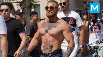 Fake Conor McGregor Hits Hollywood in a Bentley and Gets SWARMED!