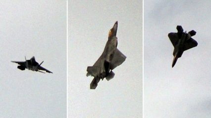 Fast F-22 Raptor Afterburner Flybys & Freefall Floating… THAT is a Badass Fighter Jet!