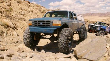 Ford F354 Monster Truck vs. Johnson Valley Rocks