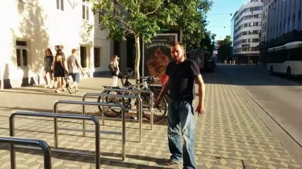 Guy Caught Stealing a Bicycle Catches an Attitude when Confronted