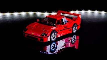 LEGO Ferrari F40 Time Lapse Will Blow You Away