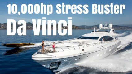 Mangusta 165 Charter Yacht “Da VincIi. The 10,000hp Stress-Buster!