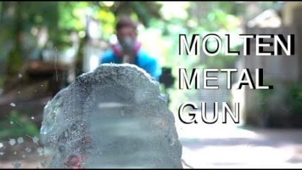 Molten Metal Squirtgun? This Should NOT Be Tried at Home!